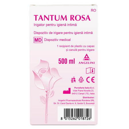 Irigator pentru igiena intima Tantum Rosa, 500 ml, Angelini 719800