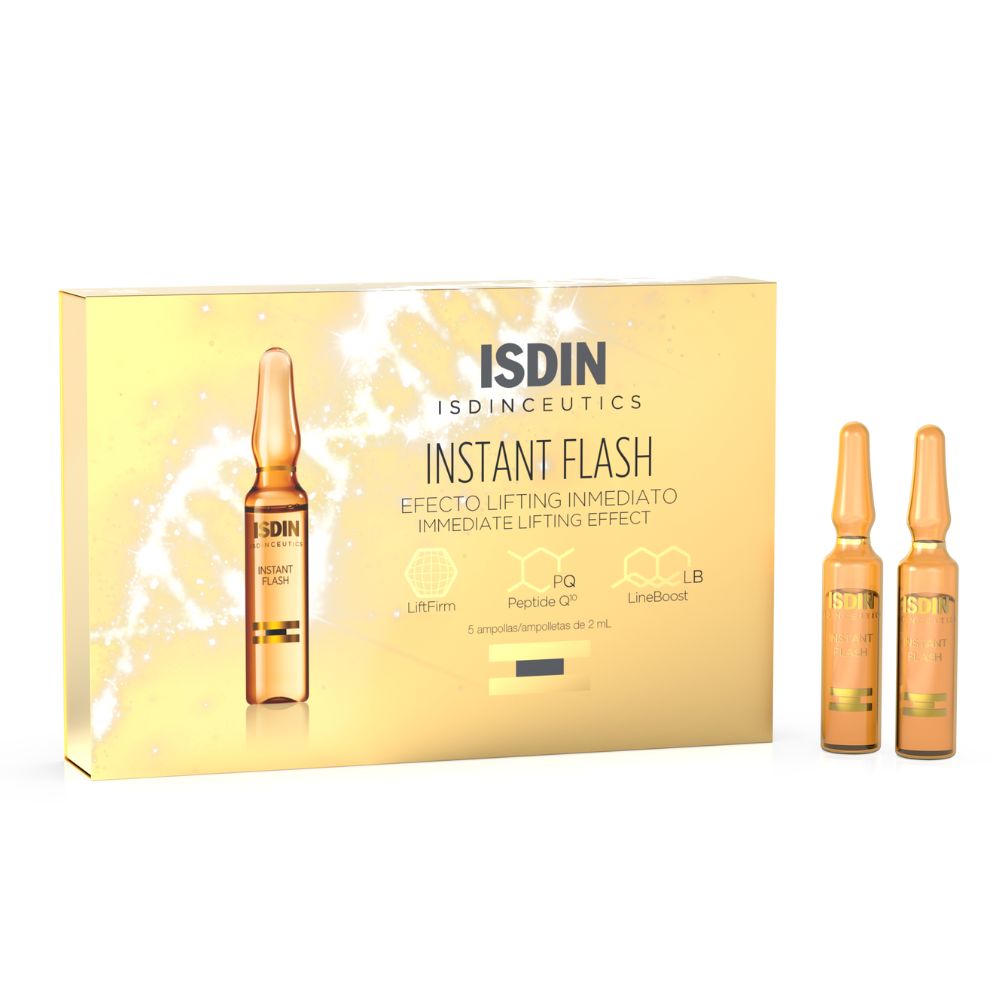 Fiole ser pentru lifting Instant Flash, 5 fiole, Isdin