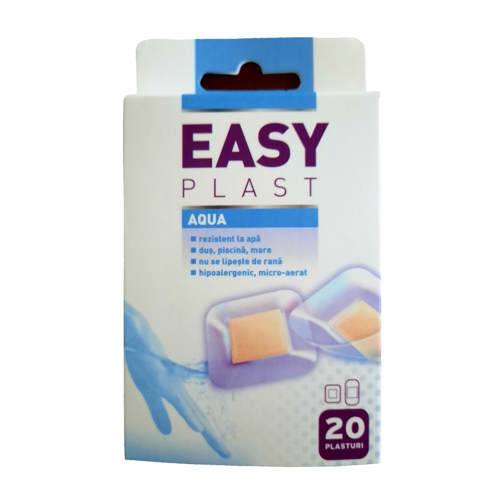 Plasturi rezistenti la apa, 20 bucati, Easy Plast