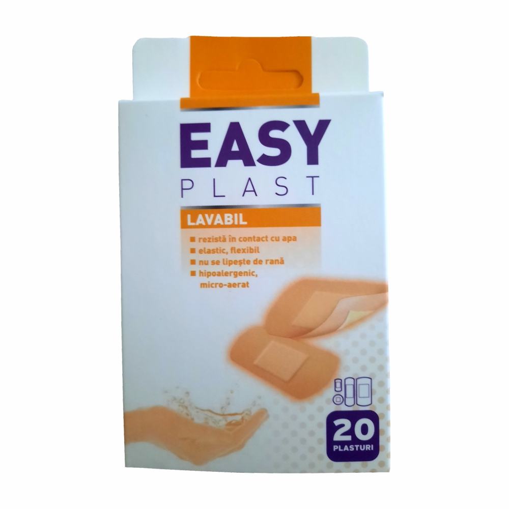 Plasturi lavabili, 20 bucati, Easy Plast