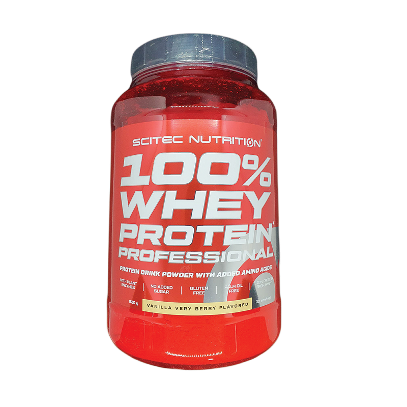 100% Whey Protein Professional, Vanilla Very Berry, 920 g, Scitec Nutrition