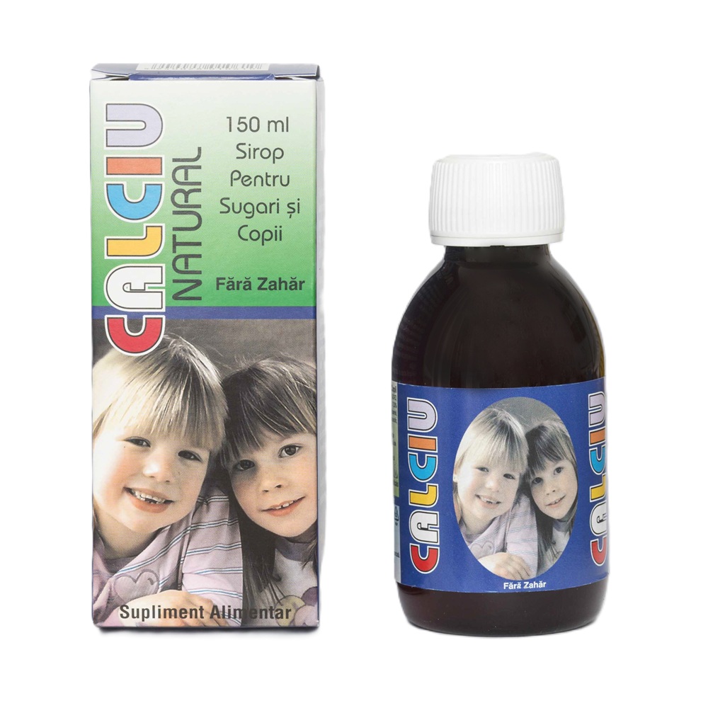 Sirop Calciu Natural, 150 ml, Natural Pharmaceuticals