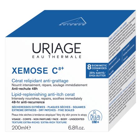 Unt hidratant pentru piele foarte uscata Xemose Cerat, 200 ml, Uriage