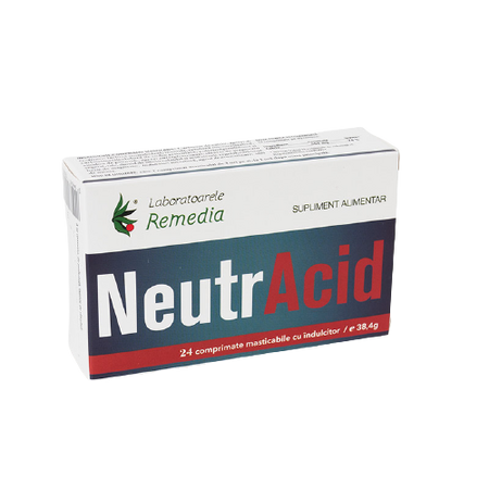 Neutracid, 24 comprimate, Remedia