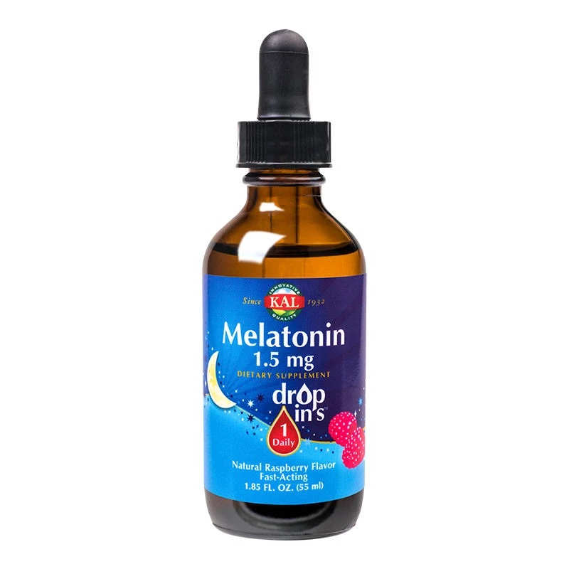 Melatonin picaturi cu aroma de zmeura Kal, 55 ml, Secom