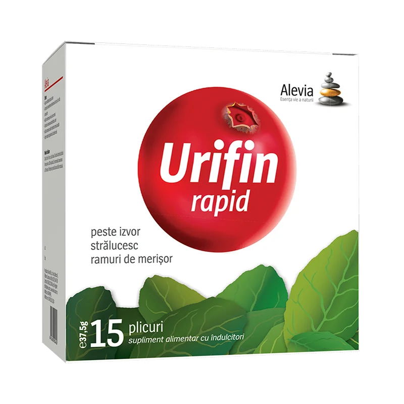 Urifin rapid, 15 plicuri, Alevia