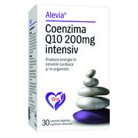 Coenzima Q10 200 mg intensiv, 30 comprimate, Alevia
