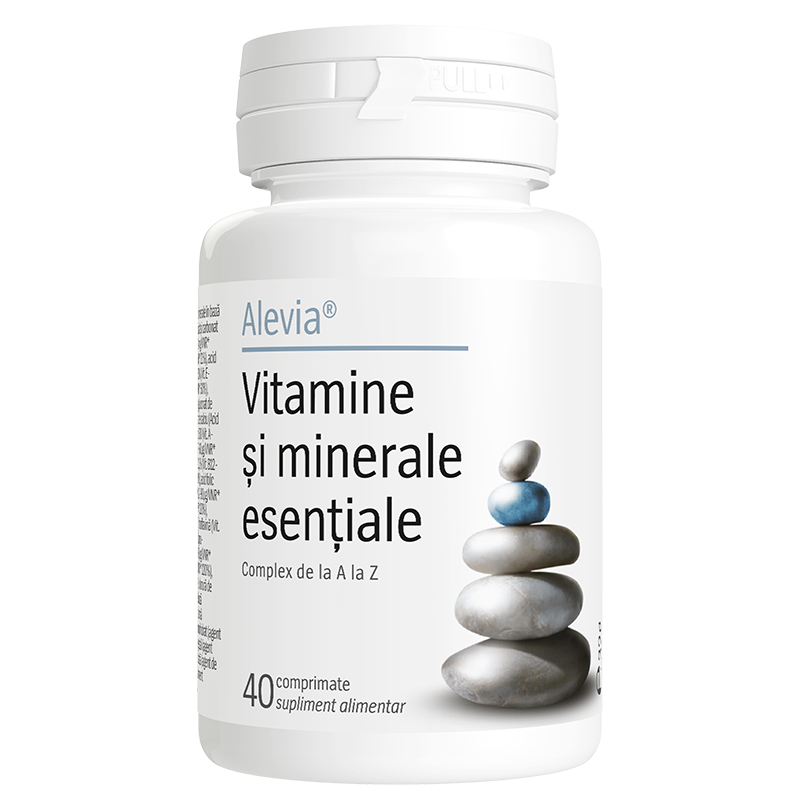 Vitamine si minerale, 40 comprimate, Alevia