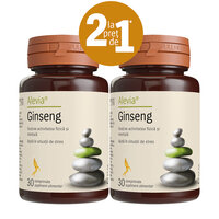 Pachet Ginseng, 30 comprimate, Alevia (1+1)