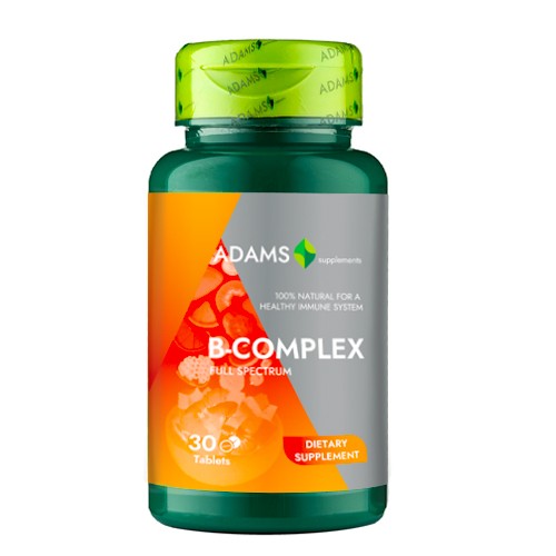 B-Complex, 30 tablete, Adams Vision