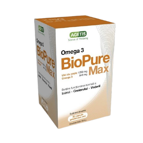 BioPure Max Omega3, 30 capsule, Agetis