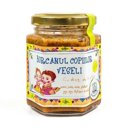 Borcanul copiilor veseli, 200 g, Prisaca Transilvania