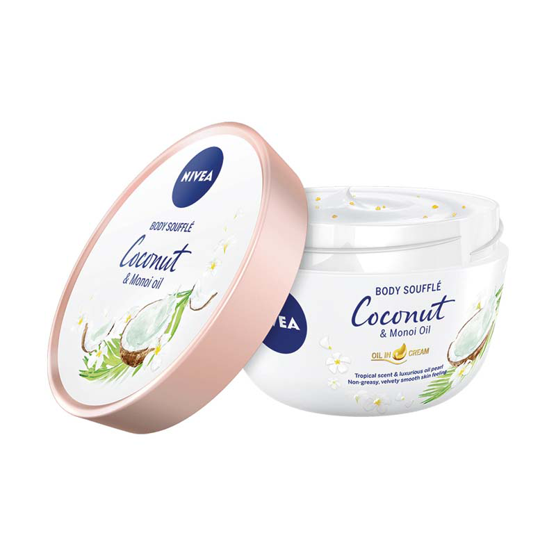 Crema de corp aerata Coconut & Monoi Oil, 200 ml, Nivea