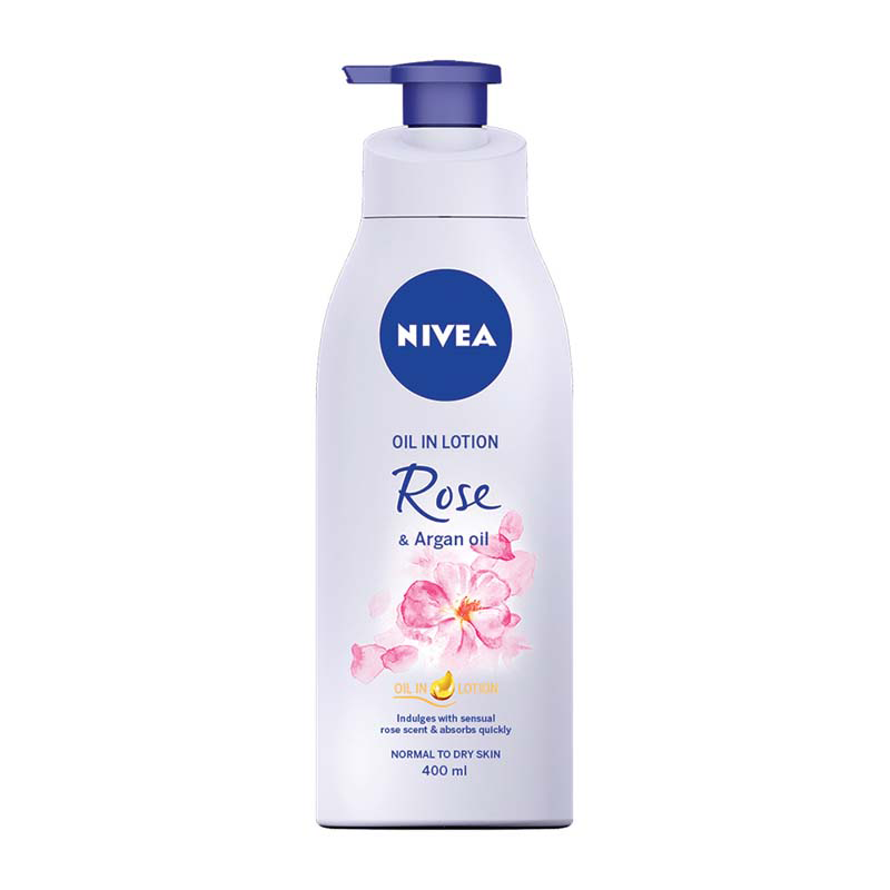 Lotiune de corp Rose & Argan Oil, 400 ml, Nivea