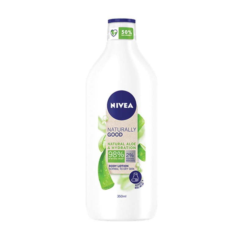 Lotiune de corp Naturally Good Aloe & Hydration, 350 ml, Nivea 