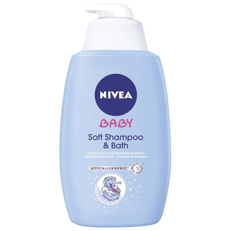 Sampon si spuma de baie, 750 ml, Nivea Baby