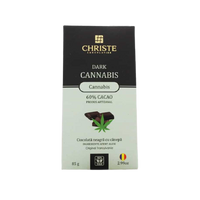 Ciocolata Dark Cannabis, 85g, Christe Chocolatier