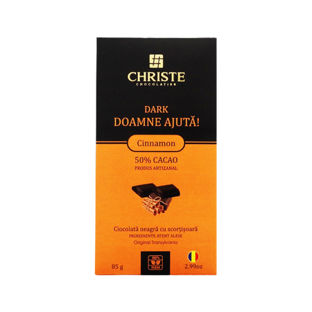 Ciocolata Dark Doamne Ajuta!, 85g, Christe Chocolatier