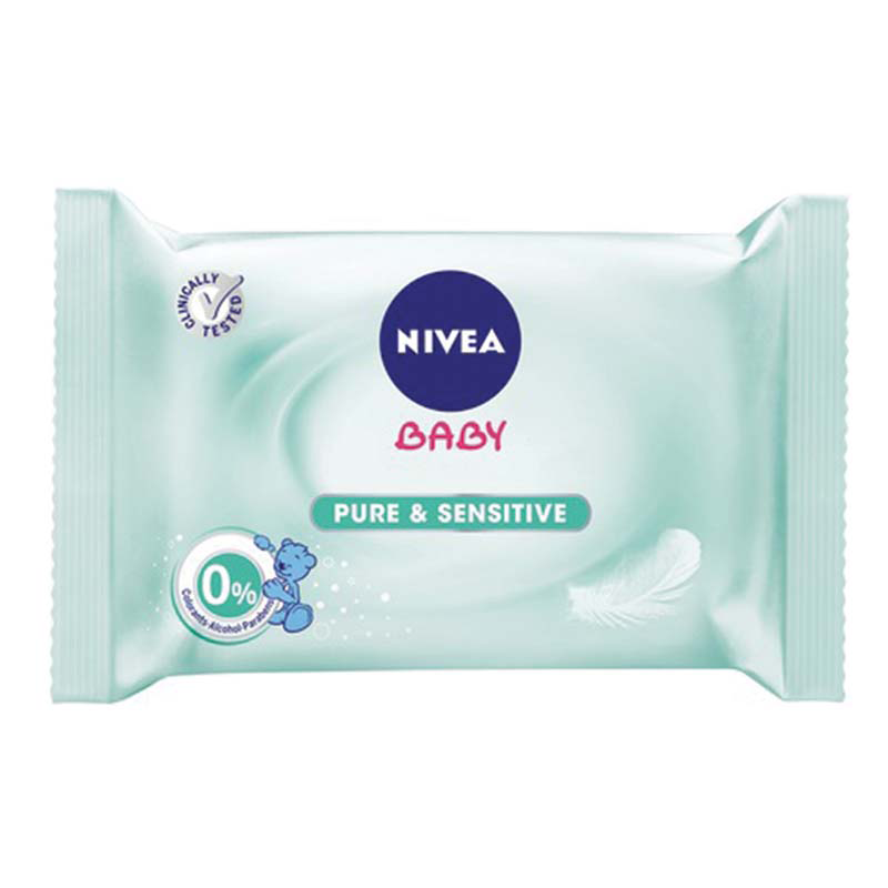 Servetele umede pentru bebelusi Pure & Sensitive, 63 bucati, Nivea Baby	