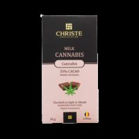 Ciocolata Milk Cannabis, 85g, Christe Chocolatier