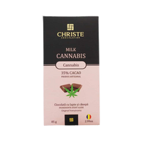 Ciocolata Milk Cannabis, 85g, Christe Chocolatier
