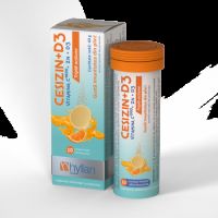 CESIZIN + D3, 10 comprimate efervescente, Hyllan