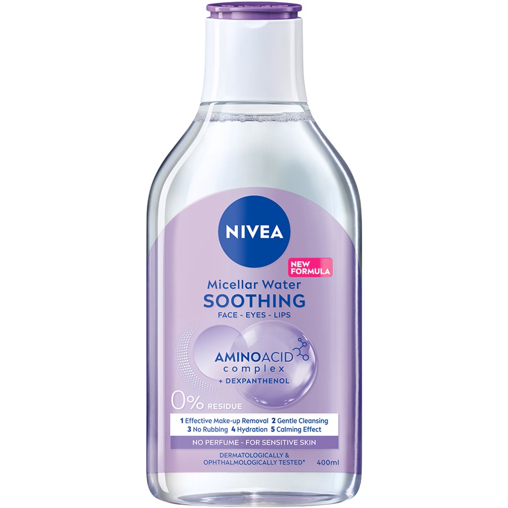 Apa micelara pentru ten sensibil Micellar Water Soothing, 400 ml, Nivea