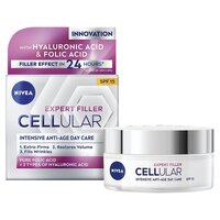 Crema de zi cu SPF 15 Hyaluron Cellular Expert Filler, 50 ml, Nivea
