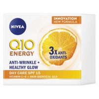 Crema antirid de zi cu factor de protectie SPF 15 Q10 Energy, 50 ml, Nivea