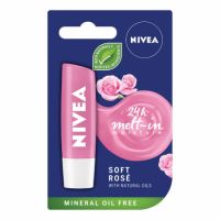 Balsam de buze Soft Rose Melt-in, 4.8 g, Nivea