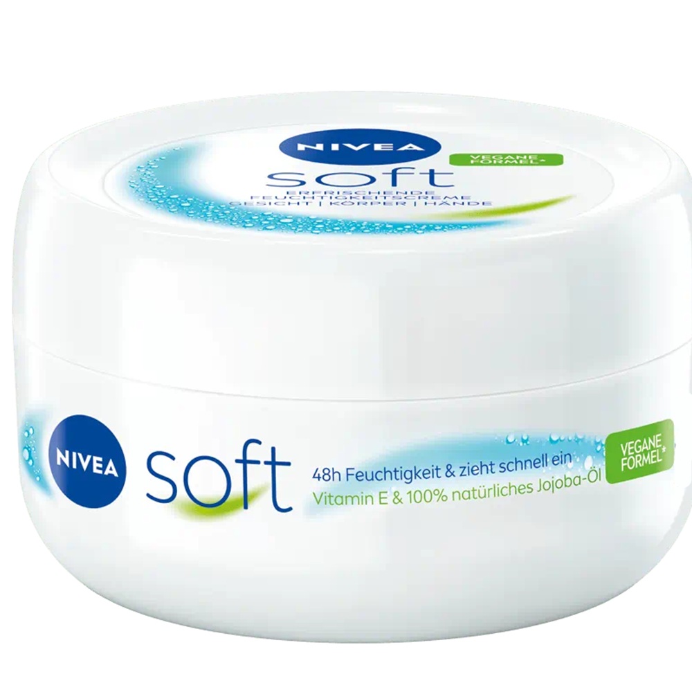 Crema soft cu vitamina E si ulei de jojoba, 300 ml, Nivea