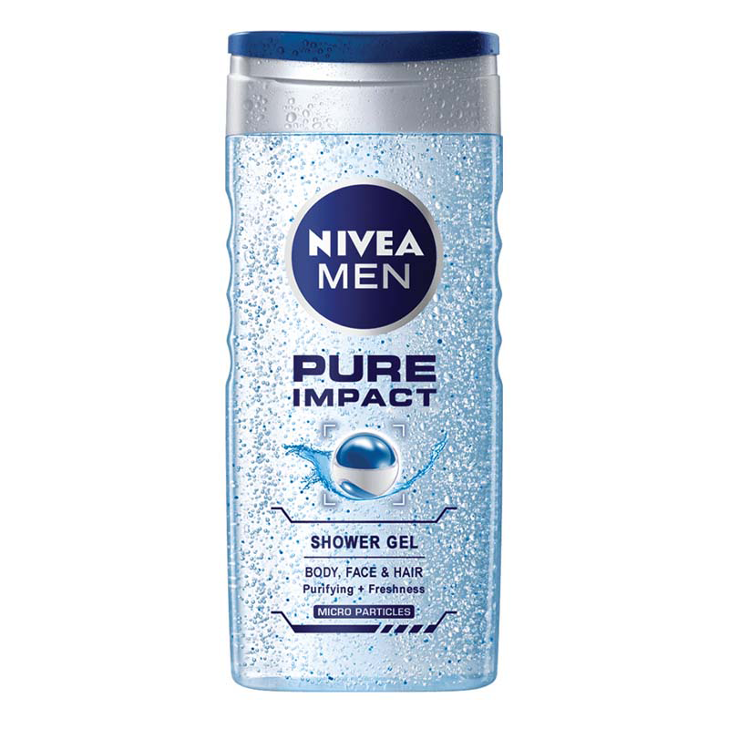 Gel de dus pentru barbati Pure Impact, 500 ml, Nivea