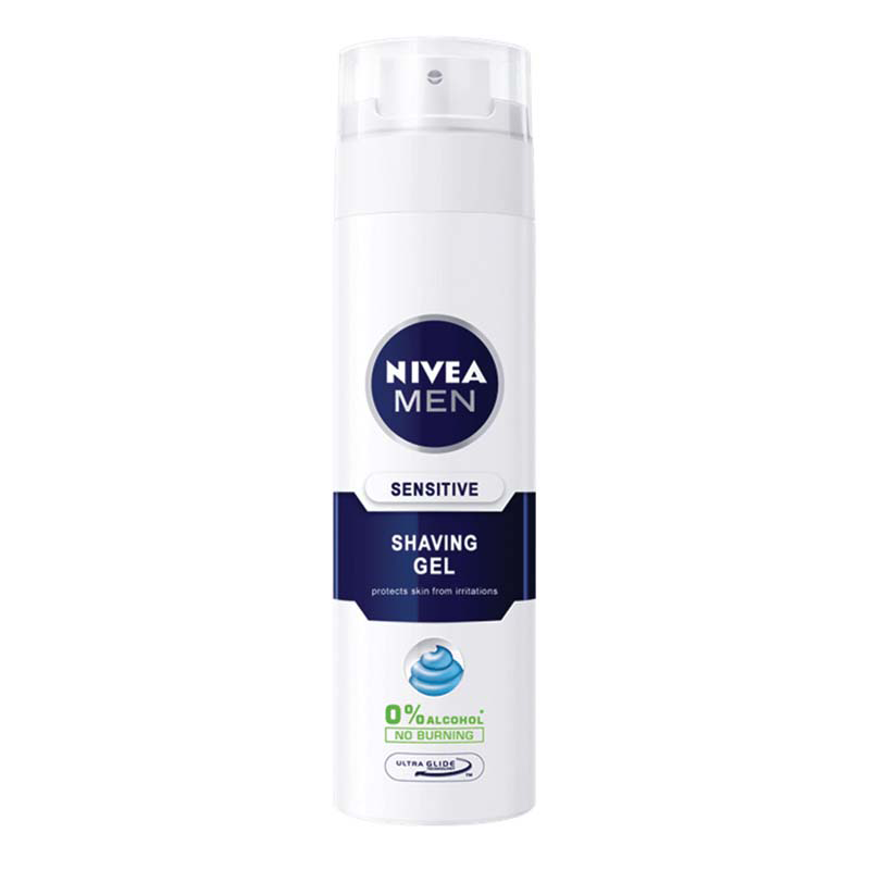 Gel de ras pentru ten sensibil, 200 ml, Nivea 