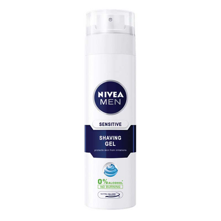 Gel de ras pentru ten sensibil Sensitive, 200 ml, Nivea