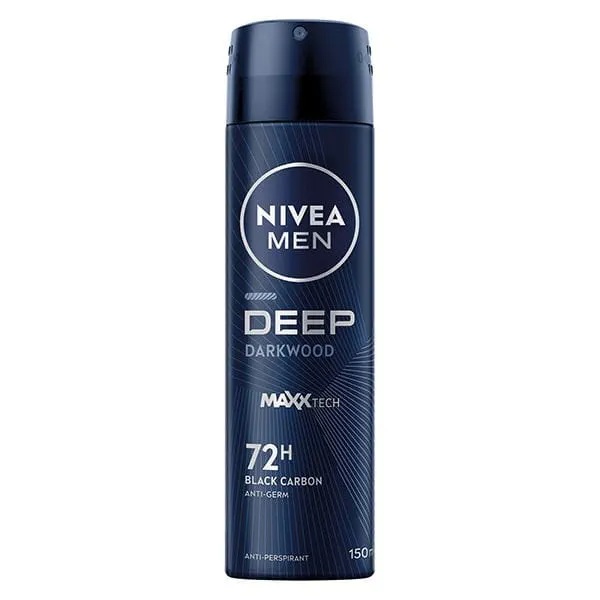 Deodorant spray pentru barbati Deep Black, 150 ml, Nivea