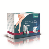 Pachet Vitaleg masaj gel, 120 ml + Vitaleg Depur 30 capsule, Aflofarm