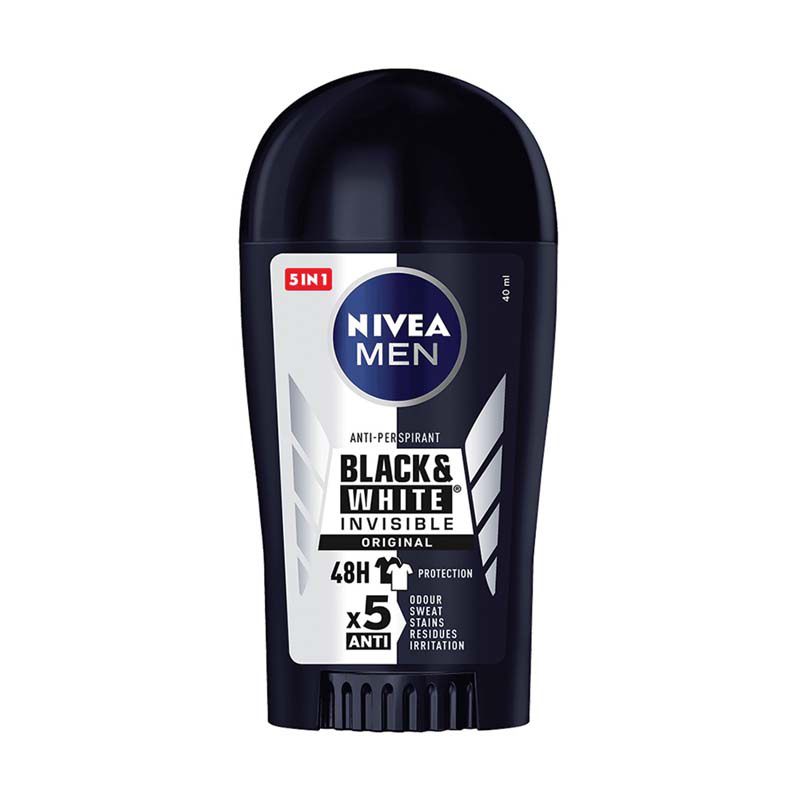 Deodorant stick pentru barbati Black & White Invisible Power,, 50 ml, Nivea