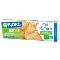 Biscuiti integrali bio natur Bio Nutri+, 200 g, Bjorg