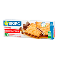 Biscuiti bio cu ciocolata neagra, 150 g, Bjorg