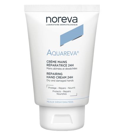 Crema reparatoare pentru maini 24h Aquareva, 50 ml, Noreva