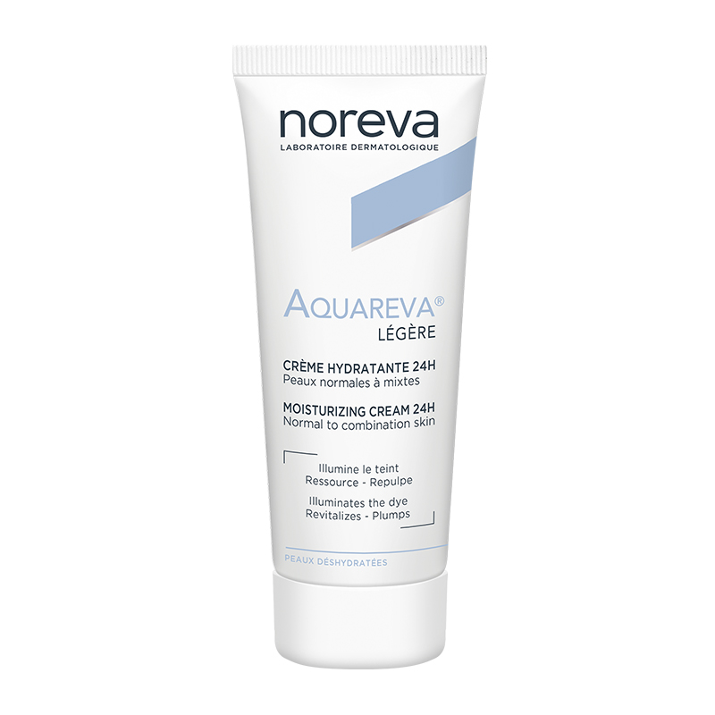 Crema hidratanta lejera Aquareva, 40 ml, Noreva