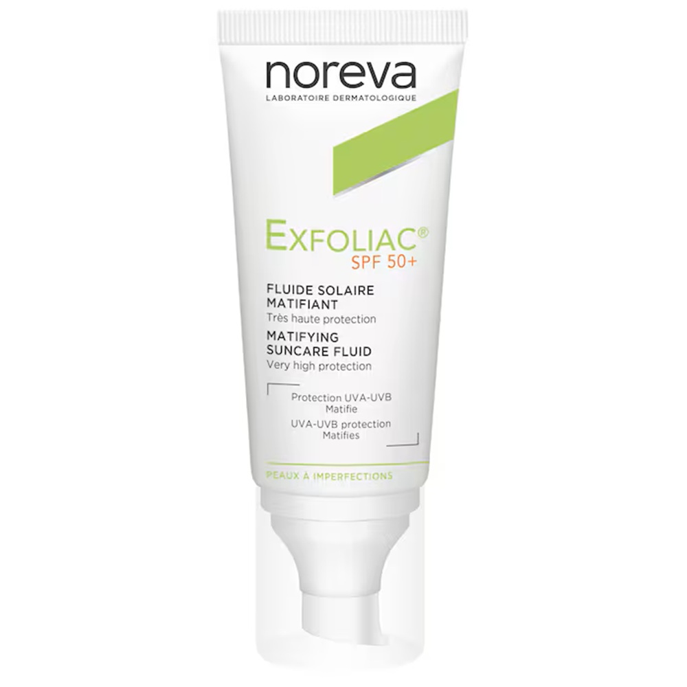 Fluid matifiant protector SPF 50+ Exfoliac, 40 ml, Noreva