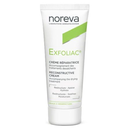 Crema hidratanta reparatoare Exfoliac, 40 ml, Noreva