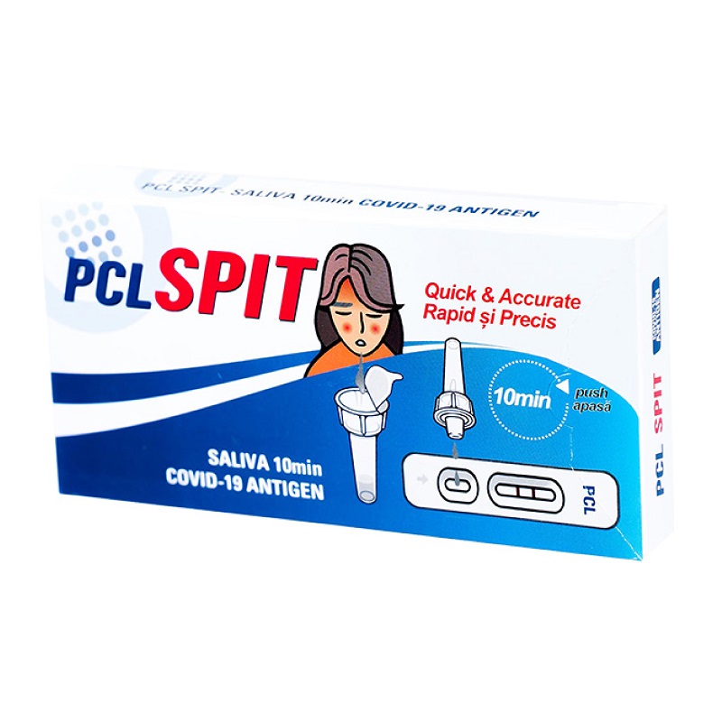 Test rapid COVID-19 antigen PCLSpit, 1 bucata, PCL 