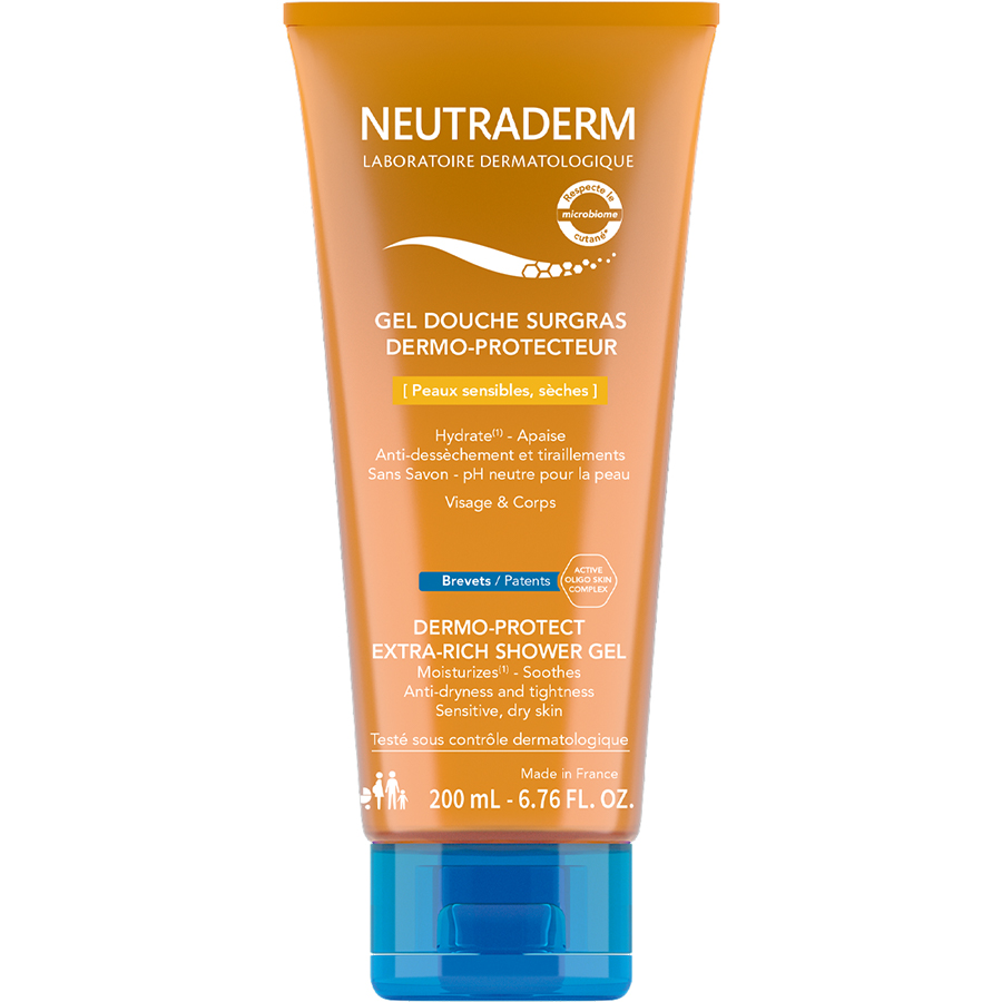 Gel de dus dermatoprotector, 200ml, Neutraderm