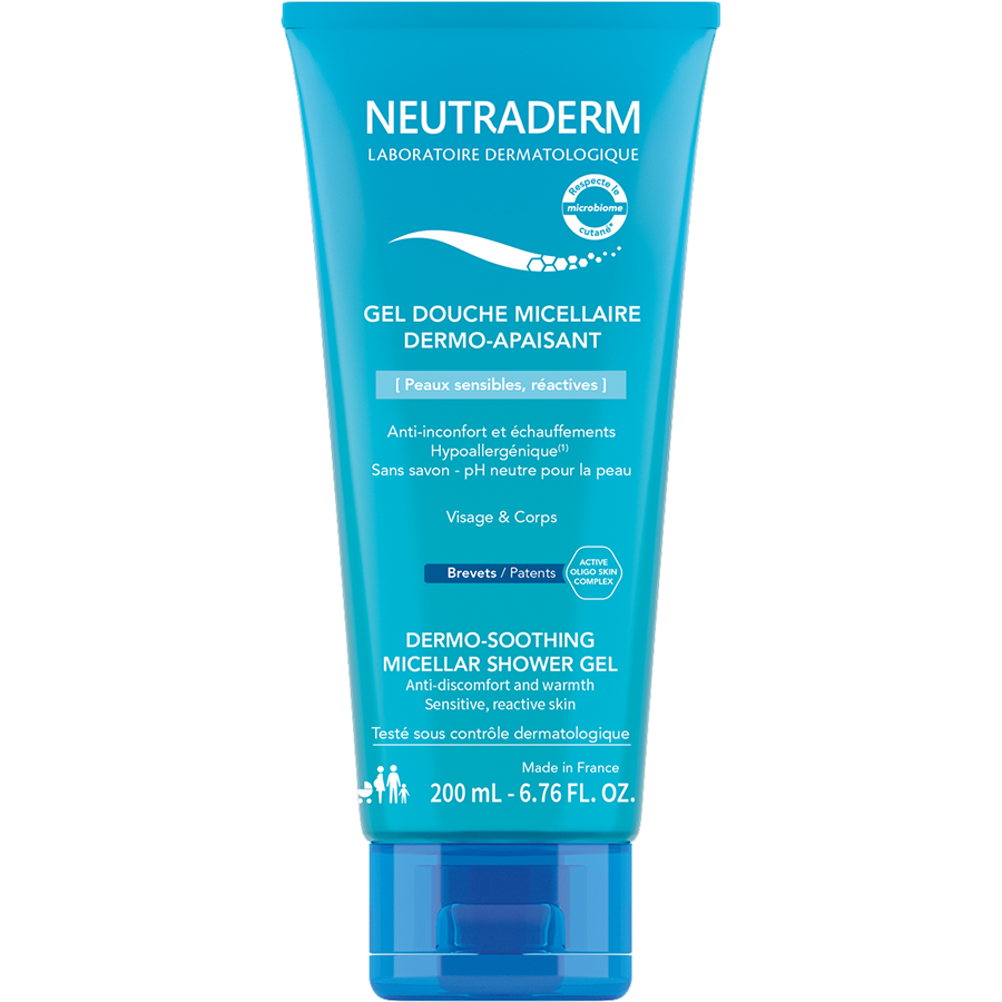 Gel de dus Micelar Dermo Calmant, 200 ml, Neutraderm