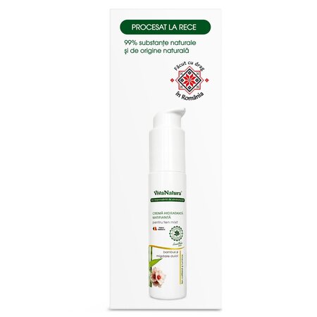 Crema hidratanta matifianta pentru ten mixt, 45 ml, Vivanatura 709875