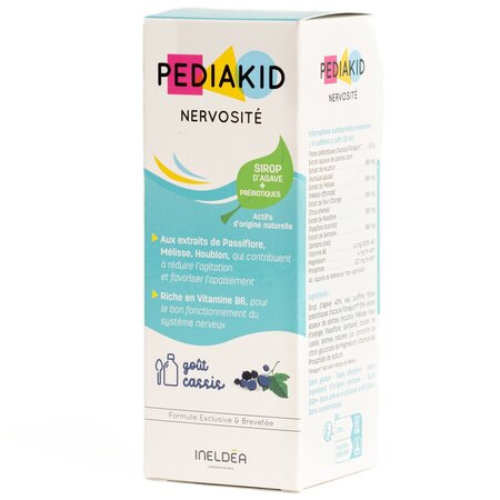 Sirop coacaze negre pentru nervozitatea la copii Nervosite, 125 ml, Pediakid 721503