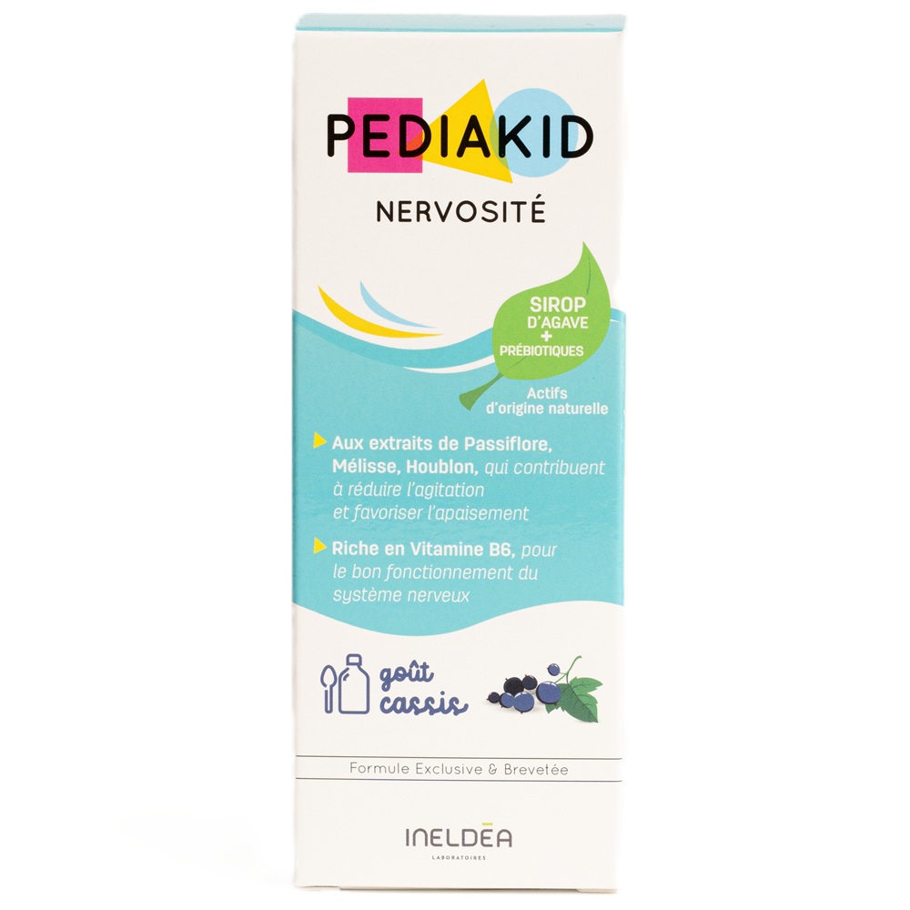 Sirop coacaze negre pentru nervozitatea la copii Nervosite, 125 ml, Pediakid