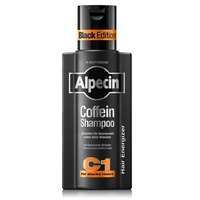 Sampon cu cafeina impotriva caderii parului C1 Black Edition, 250 ml, Alpecin